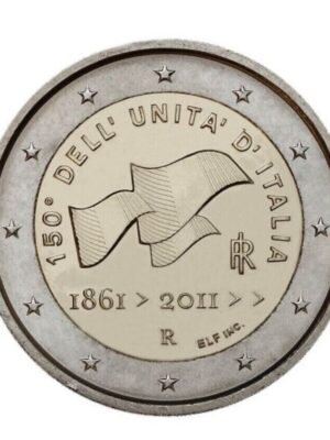 2 euro ITALIA 150° Unità d'Italia FDC