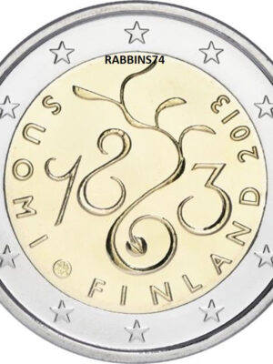 2 euro 2013 Finlandia 150° Parlamento FDC