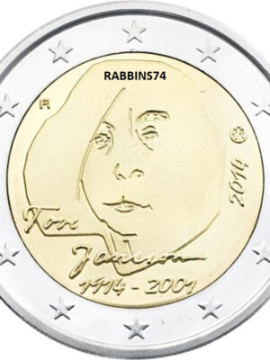 2 euro 2014 Finlandia 100° nascita di Tove Jansson FDC