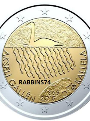 2 euro 2015 Finlandia 150° nascita di Akseli Gallen Kallela FDC