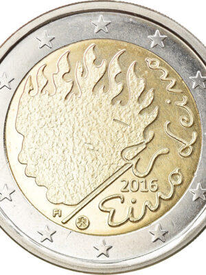 2 euro 2016 Finlandia Heino Leino FDC