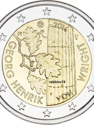 2 euro 2016 Finlandia George Lienrik V. Wrigt FDC