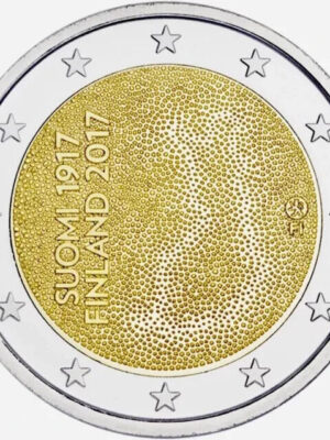 2 euro 2017 Finlandia 100° Finlandia FDC