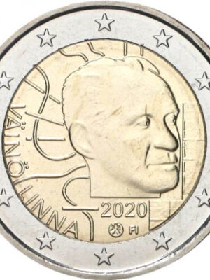 2 euro 2020 Finlandia Vaino Linna FDC