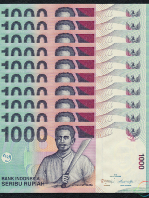 Indonesia 1 banconota da 1000 Rupies FDS