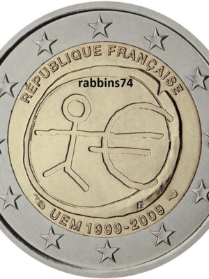 2 euro 2009 Francia EMU FDC