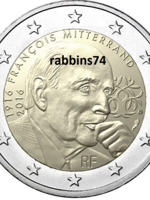 2 euro 2016 Francia Mitterrand FDC