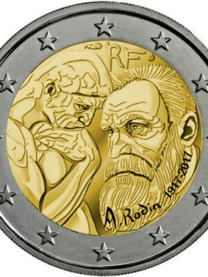 2 euro 2017 Francia Auguste Rodin FDC