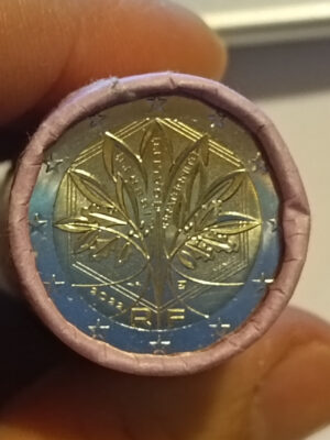 2 euro 2022 Francia non commemorativo FDC