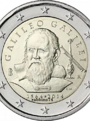2 euro ITALIA 2014 G. Galilei FDC