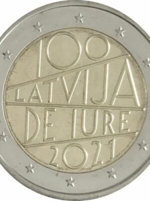 2 euro 2021 Lettonia Riconoscimento FDC