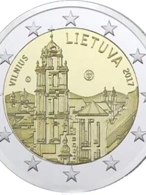 2 euro 2017 Lituania Vilnus FDC