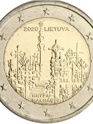 2 euro 2020 Lituania Collina delle Croci FDC