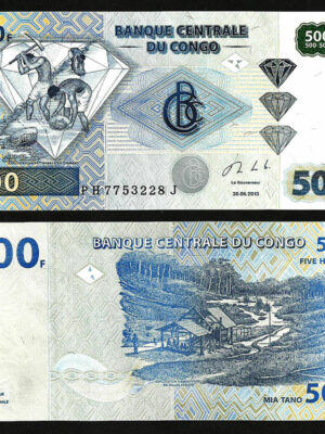 Congo banconota da 500 Franchi 2013 FDS