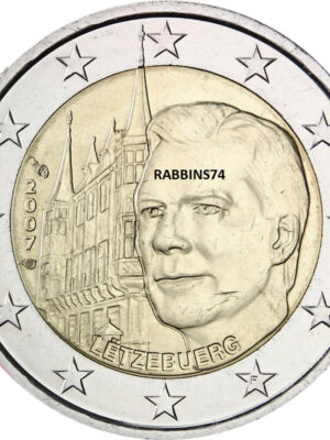 2 euro 2007 Lussemburgo Palazzo del Granduca FDC