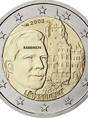 2 euro 2008 Lussemburgo Castello di Berg FDC