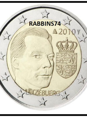 2 euro 2010 Lussemburgo Stemma FDC