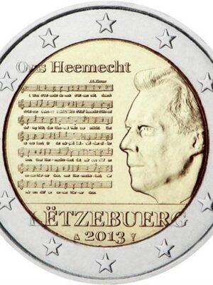 2 euro 2013 Lussemburgo Inno Nazionale FDC