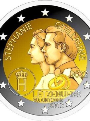 2 euro 2022 Lussemburgo Matrimonio FDC