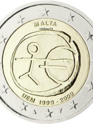 2 euro 2009 Malta EMU FDC