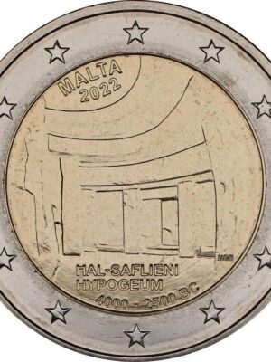 2 euro 2022 Malta Templi Hypogeum FDC