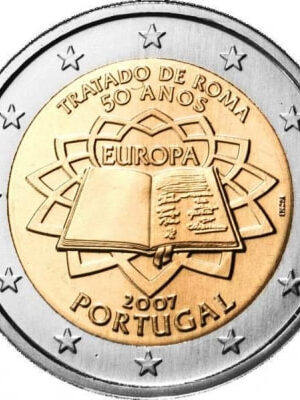 2 euro 2007 Portogallo Trattati di Roma FDC