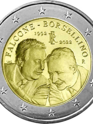 2 euro 2022 Italia Falcone e Borsellino FDC