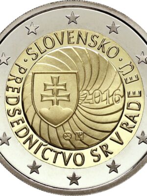 2 euro 2016 Slovacchia Presidenza europea FDC