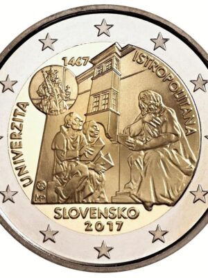 2 euro 2017 Slovacchia Università Istropolitana FDC