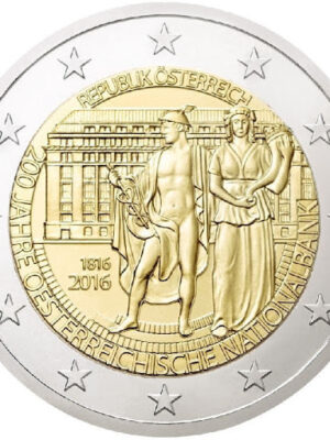 2 euro 2016 Austria 200° Banca austriaca FDC