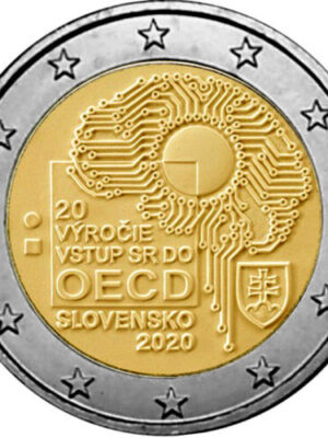 2 euro 2020 Slovacchia OCSE FDC