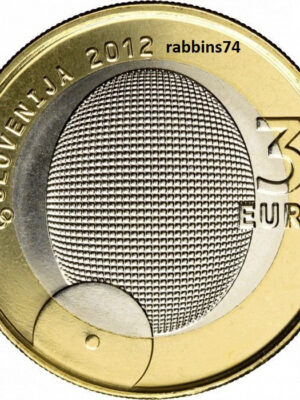 3 euro 2012 Slovenia 100° Prima medaglia olimpica FDC