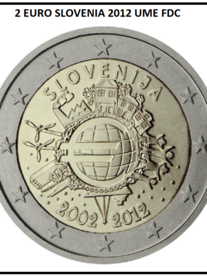 2 euro 2012 Slovenia UME FDC