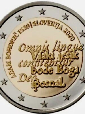 2 euro 2020 Slovenia Adam Bohoric FDC