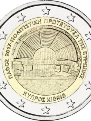 2 euro 2017 Cipro Pafos capitale della cultura europea FDC