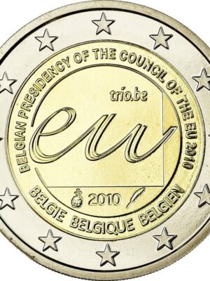 2 euro 2010 Belgio Presidenza europea FDC