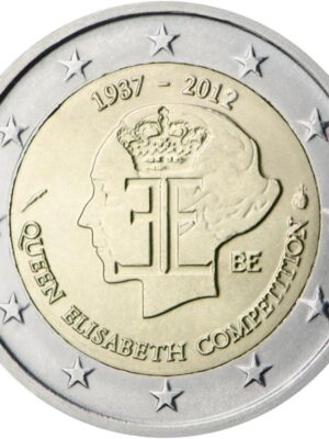 2 euro 2012 Belgio Elisabeth Queen FDC