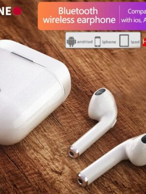 AURICOLARI I7TWS BLUETOOTH WIRELESS BINAURALI COLORE BIANCO