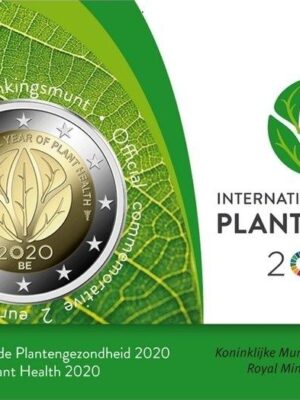 2 euro 2020  Belgio Coincard Piante FDC versione olandese