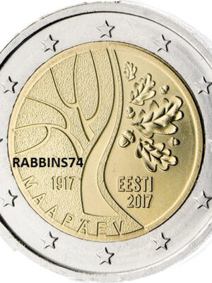 2 euro 2017 Estonia 100° Indipendenza FDC