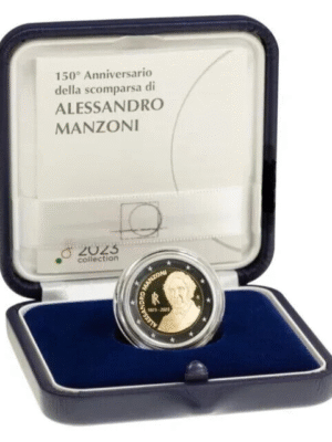 2 EURO 2023 ITALIA ALESSANDRO MANZONI PROOF
