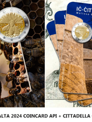 COPPIA COINCARD 2024 MALTA API + CITTADELLA GOZO