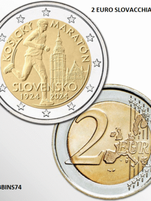 2 EURO 2024 SLOVACCHIA MARATONA NUOVO FDC UNC