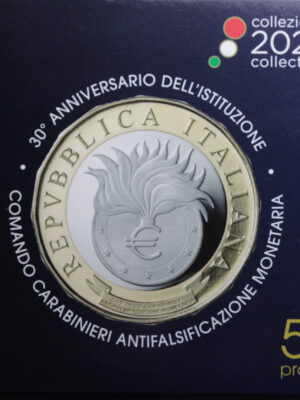 5 EURO 2022 CARABINIERI PROOF ANTIFALSIFICAZIONE