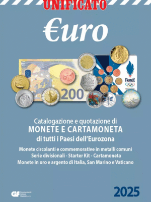 UNIFICATO 2025 CATALOGO MONETE E CARTAMONETA EURO NUOVO
