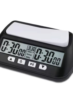 Orologio da allenamento per scacchi, con cadenze e rilancio, nuovo.