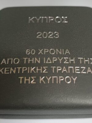 2 EURO CIPRO 2023 PROOF FS 60° BANCA DI CIPRO TIRATURA SOLO 3000 PZ