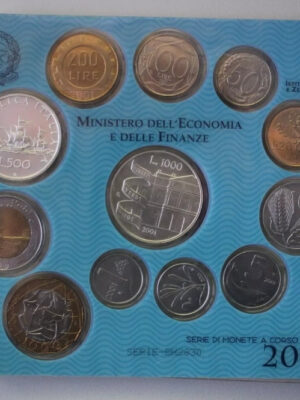 ITALIA Serie Divisionale 2001 GIUSEPPE VERDI CON ARGENTI