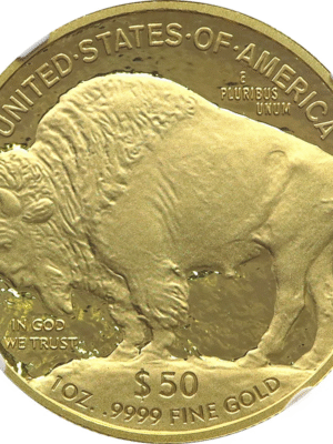 U.S.A. 1 MONETA IN ORO - BUFFALO DA 50 DOLLARI FDC - 1 ONCIA ORO 999°