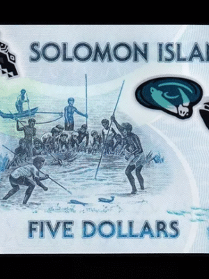 ISOLE SALOMON ISLAS SALOMON 1 BANCONOTA DA 5 DOLLARI 2019 FIVE DOLLARS FDS